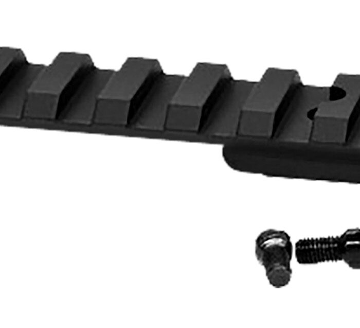 Warne V45020MOA Vapor Picatinny Rail Black Anodized Aluminum Howa 1500/Weatherby Vanguard Except Weatherby MK V Short Action, 20 MOA