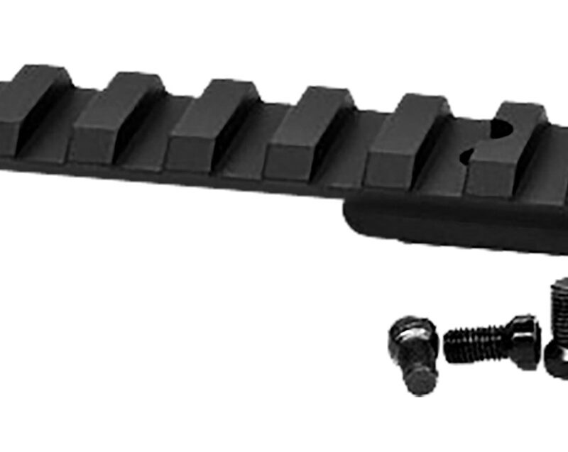 Warne V45020MOA Vapor Picatinny Rail Black Anodized Aluminum Howa 1500/Weatherby Vanguard Except Weatherby MK V Short Action, 20 MOA