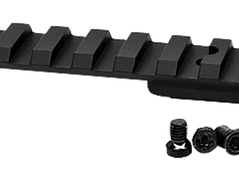Warne V46420MOA Vapor Picatinny Rail Black Anodized Aluminum Fits Savage 110 Short Action, 20 MOA