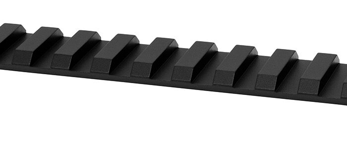 Warne V46520MOA Vapor Picatinny Rail Black Anodized Fits Savage 110 Long Action, 20 MOA