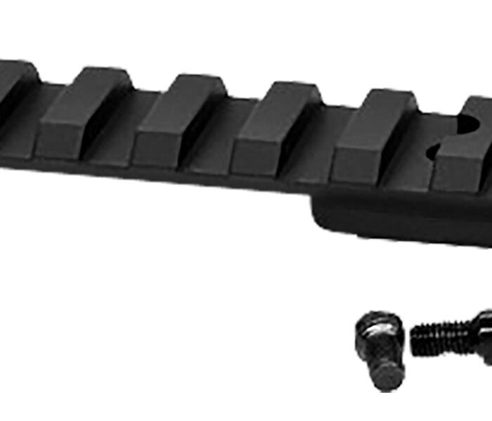Warne V48420MOA Vapor Picatinny Rail Black Anodized Aluminum Ruger American Short Action, 20 MOA
