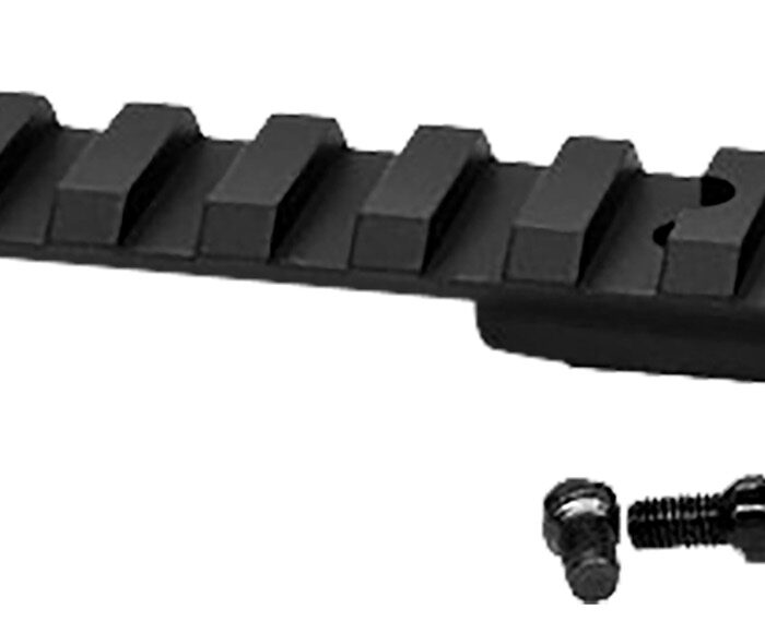 Warne V48915MOA Vapor Picatinny Rail Black Anodized Aluminum Ruger American Rimfire, 15 MOA
