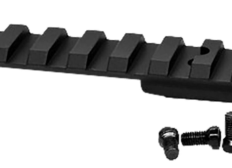 Warne V48915MOA Vapor Picatinny Rail Black Anodized Aluminum Ruger American Rimfire, 15 MOA