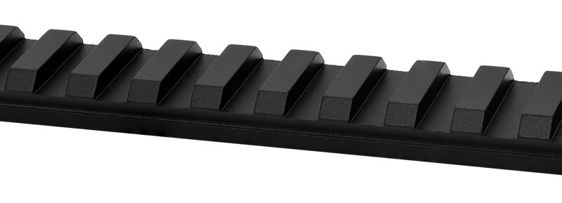 Warne V498M Vapor Picatinny Rail Black Anodized Aluminum Savage Axis/Axis II, 0 MOA