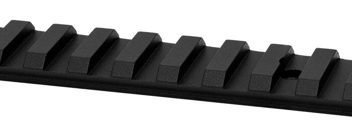 Warne V4T3M Vapor Picatinny Rail Black Anodized Aluminum Fits Tikka T3/T3x, 0 MOA