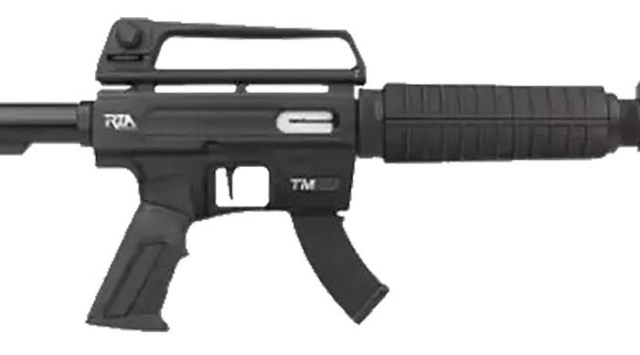 Rock Island TM22LITE18 TM22 Feather 22 LR 10+1 (2) 18" Black Barrel, Fully Adjustable Stock, Polymer Handguard, Carry Handle Rear/Adj. Front Sight, AR Style Grip