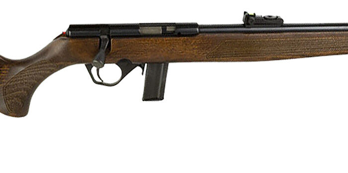 Rossi RB22L1811WD RB22  Full Size 22 LR 10+1 18" Matte Black Steel Barrel, Dovetail Base Steel Receiver, Hardwood Monte Carlo Stock