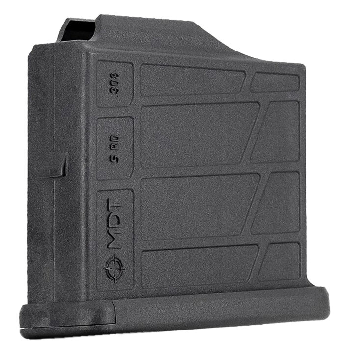 Mdt Sporting Goods Inc 105026BLK AICS Magazine  5rd Extended 6.5 Creedmoor/308 Win Short Action Black Polymer