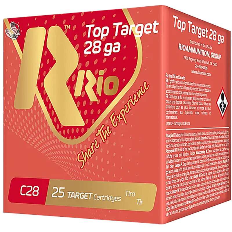 Rio Ammunition RCHV286 Game Load  28Gauge 2.75" 1oz 6Shot 25 Per Box/10 Case