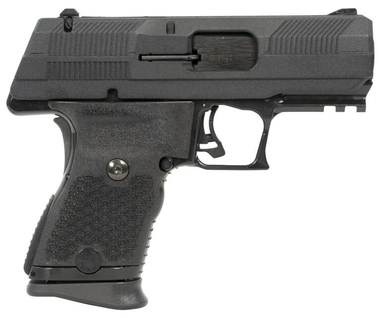 Hi-Point YC9NTB YC9  9mm Luger 10+1 3.93" Black Steel Barrel, Black YC9 Styled/Serrated Slide, Black Polymer Frame w/Picatinny Rail, Black Plastic Grips