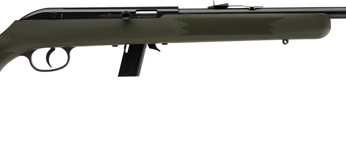Savage Arms 40221 64 F Full Size 22 LR 10+1 21" Matte Black Carbon Steel Barrel, Grooved Receiver, OD Green Fixed Synthetic Stock