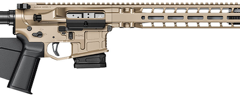 Radian Weapons R0601 Model 1 Carbine *CA Compliant 223 Wylde 10+1 16", FDE Billet Rec/M-Lok Handgaurd, Paddle Grip & Fixed CTR Stock, Dead Air Keymo Flash Hider, Ambi Controls, Vertex Trigger