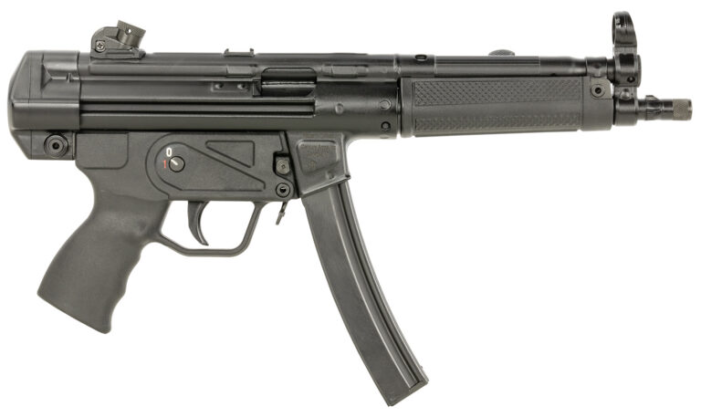 Century Arms HG6034ALN AP5 CORE 9mm Luger 30+1 8.90" Threaded Barrel, Black, Stamped Metal Rec, Fixed Front/Drum Rear Sights, Includes Sling (1 Mag)