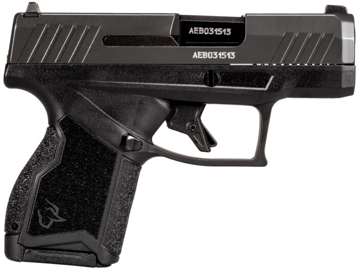Taurus 1GX4M93GR GX4  Micro-Compact 9mm Luger 11+1/13+1 3.06" Black Steel Barrel/Gray Serrated Slide/ Gray Stainless Steel Frame/ Black Polymer w/Interchangeable Backstrap Grips Right Hand