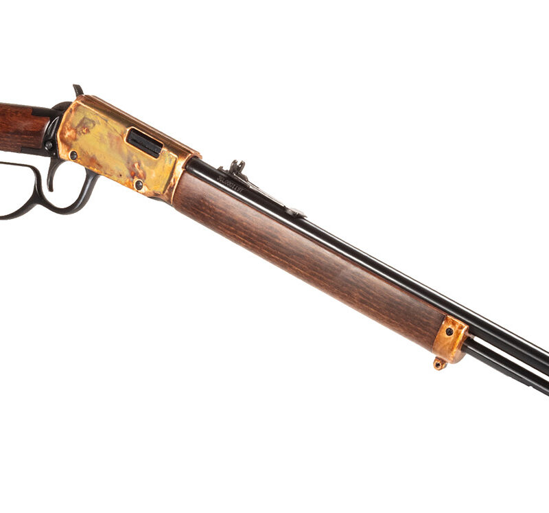Heritage Mfg STR22LCH20 Settler  22 LR 15+1 20" Black Oxide Barrel, Color Case Hardened Rec, Light Stained Walnut Furniture, Buckhorn Sights
