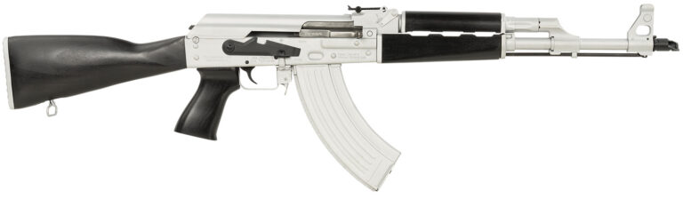Zastava Arms Usa ZR7762CSB ZPAPM70  7.62x39mm 30+1 16.30" Black Chrome Lined Steel Barrel, Silver Receiver, Black Polymer Handguard, Fixed Dark Walnut Synthetic Stock
