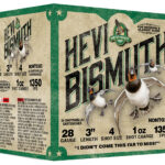 HEVI-Shot HS18434 HEVI-Bismuth Waterfowl 28Gauge 3" 1oz 4Shot 25 Per Box/10 Case 2 158930