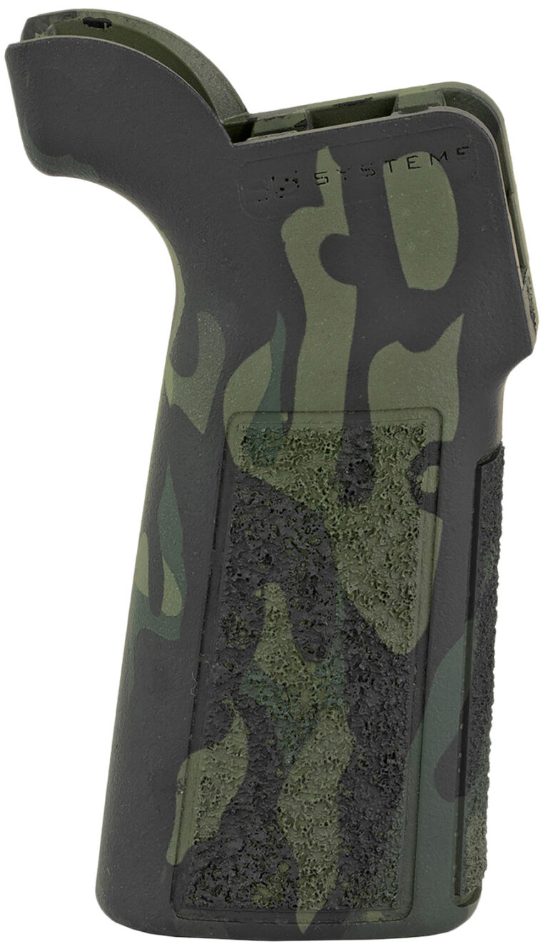 B5 Systems PGR1426 Type 23 P-Grip  Black Multi-Cam Polymer, Aggressive Textured, Fits AR-Platform