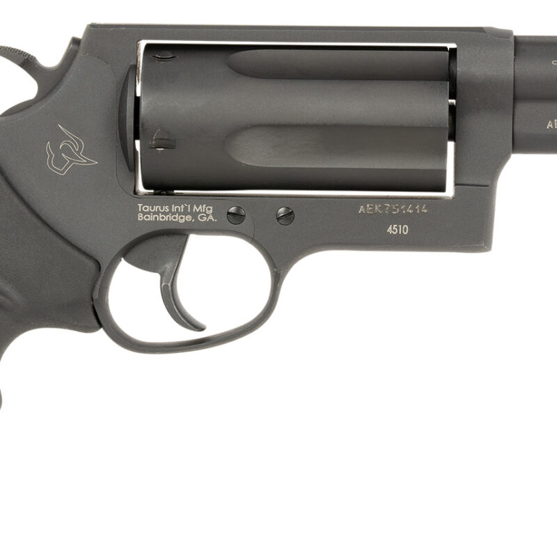Taurus 24410P31T Judge T.O.R.O. Compact Frame 45 Colt (Long Colt)/410 Gauge 5 3" Matte Black Oxide Steel Barrel, Cylinder & Steel Frame, Black Rubber Grip, Transfer Bar Safety, Exposed Hammer