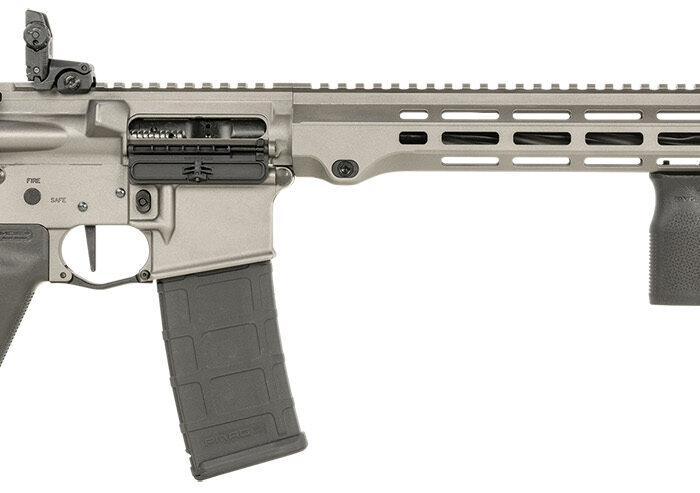 Maxim Defense MXM49734 MD15 L 5.56x45mm NATO 30+1 16" Fluted Barrel, Sniper Gray Rec/M-LOK Handguard, Black Magpul Furniture, SL-K Stock, MBUS Sights, Blackout Defense Flat Trigger