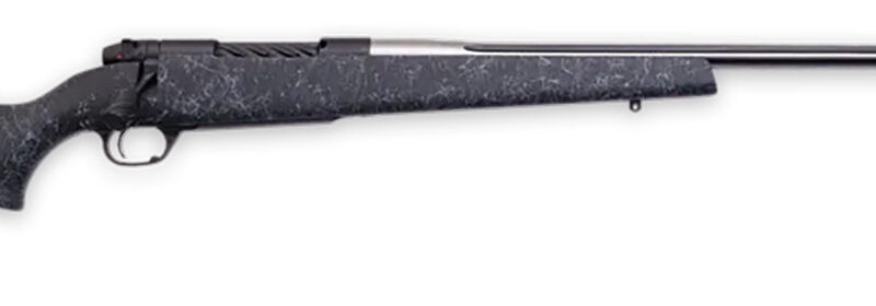 Weatherby MAM01N300PR8B Mark V Accumark 300 PRC 3+1 26" Threaded/Fluted Stainless Barrel, Graphite Black Rec, Gray Webbed Black Monte Carlo Stock, Accubrake Muzzle Brake, Adj. TriggerTech Trigger