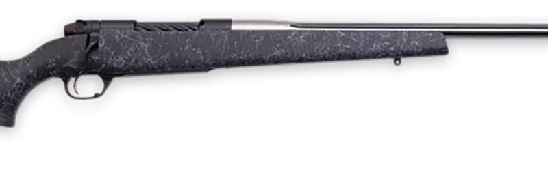 Weatherby MAM01N7MMPR8B Mark V Accumark 7mm PRC 3+1 24" Threaded/Fluted Stainless Barrel, Graphite Black Rec, Gray Webbed Black Monte Carlo Stock, Accubrake Muzzle Brake, Adj. TriggerTech Trigger