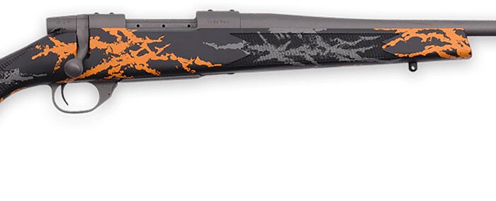 Weatherby VYH308NR2B Vanguard Compact Hunter 308 Win 5+1 20", Tungsten Gray Barrel/Rec, Black w/Gray & Orange Sponge Accents Monte Carlo Stock, Accubrake Muzzle Brake