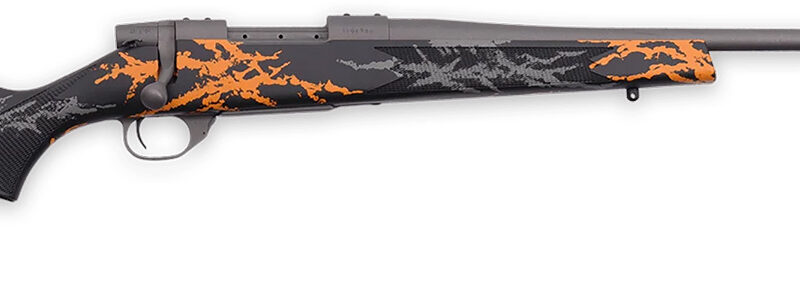 Weatherby VYH308NR2B Vanguard Compact Hunter 308 Win 5+1 20", Tungsten Gray Barrel/Rec, Black w/Gray & Orange Sponge Accents Monte Carlo Stock, Accubrake Muzzle Brake