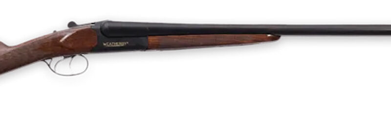 Weatherby OG14128DSM Orion  410 Gauge Break Open 3" 2 Shot 28" Blued Side By Side Barrel, Blued Steel Receiver, Straight English w/Splinter Forend Walnut Wood Stock