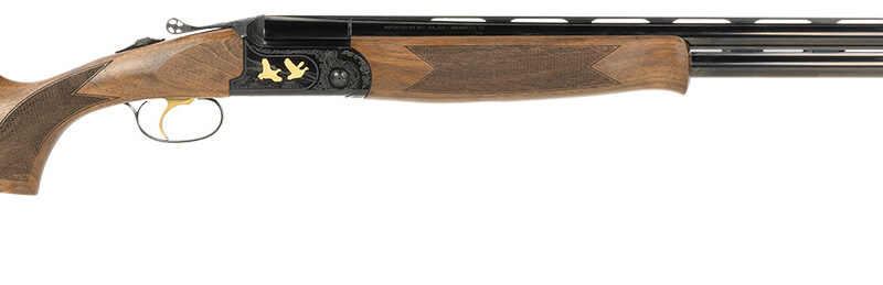 F.A.I.R. FRSLX600BL1628 SLX 600  16 Gauge 2.75" 2rd 28" O/U, Black Barrel/Gold Inlay Engraved Rec, Walnut Furniture, Fiber Optic Sight, Technichoke XP50 Chokes