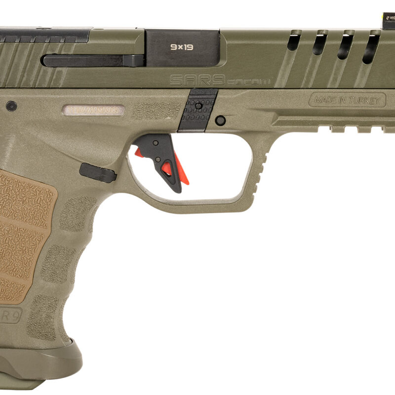 SAR USA SAR9SOCOMOD  SAR9  SOCOM OD GRN  9MM 17/21