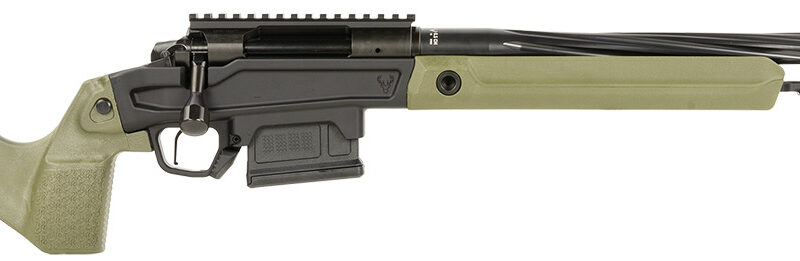 Stag Arms SABR01030002 Pursuit  6.5 Creedmoor 5+1 20" Threaded/Fluted Sporter, Black Cerakote Barrel/Rec, OD Green OEM Hybrid Hunter Stock, TriggerTech Trigger, 20 MOA Scope Mount