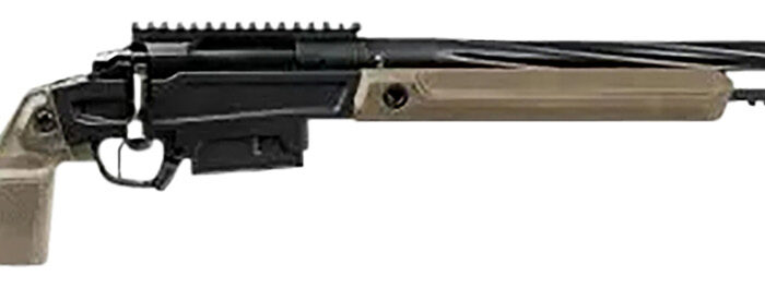 Stag Arms SABR02040001 Pursuit  6.5 PRC 3+1 22" Threaded/Fluted Sporter, Black Barrel/Rec, Tan OEM Hybrid Hunter Stock, TriggerTech Trigger, 20 MOA Scope Mount