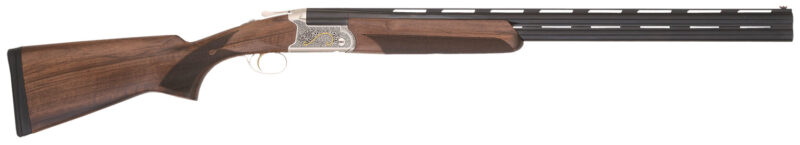 TriStar 33136 Trinity II Over/Under 28 Gauge Break Open 3" 2rd 28" Blued Barrel, Silver Steel Rec, Deluxe Walnut Furniture, Fiber Optic Sight, 5 Chokes