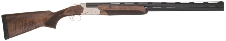 TriStar 33148 Trinity II LT Over/Under 410 Gauge Break Open 3" 2rd 28" Blued Barrel, Silver Aluminum Rec, Deluxe Walnut Furniture, Fiber Optic Sight, 5 Chokes