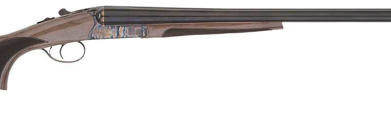 TriStar 38004 Phoenix  20 Gauge Break Open 3" 2rd 28" Blued Side By Side Barrel, Color Case Hardened Steel Receiver, Fixed Gloss Walnut Stock, Ambidextrous