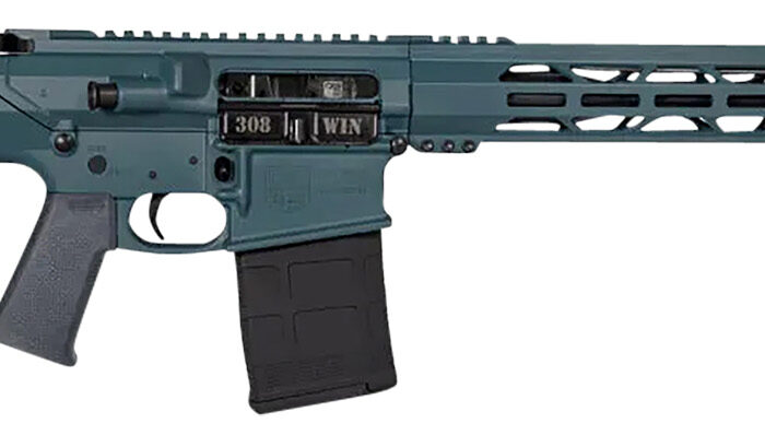 Diamondback DB1018C251 DB10  308 Win 16" 20+1, Jesse James Civil Defense Blue Rec/15" M-Lok Handguard, OEM Carbon Lower, Magpul Carbine Stock & K Grip, A2 Flash Hider