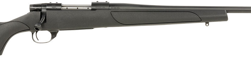 Weatherby VTX222RR4T Vanguard Obsidian Full Size 22-250 Rem 5+1 24"   Blued #2 Contour Threaded Barrel, Blued Drilled & Tapped Steel Receiver, Black Monte Carlo Synthetic Stock