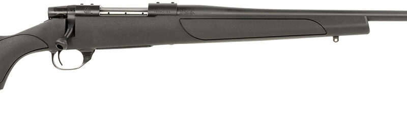 Weatherby VTX256RR4T Vanguard Obsidian Full Size 25-06 Rem 5+1 24" Blued #2 Contour Threaded Barrel, Blued Drilled & Tapped Steel Receiver, Black Monte Carlo Synthetic Stock