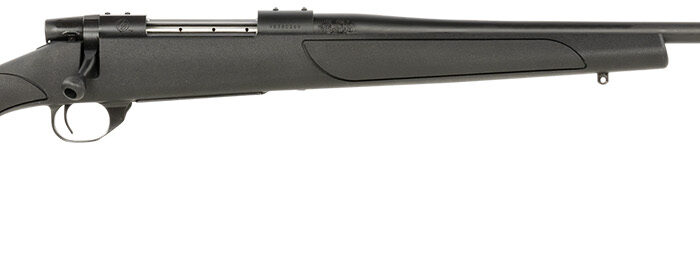 Weatherby VTX65PPR4T Vanguard Obsidian Full Size 6.5 PRC 3+1 24" Blued #2 Contour Threaded Barrel, Blued Drilled & Tapped Steel Receiver, Black Monte Carlo Synthetic Stock