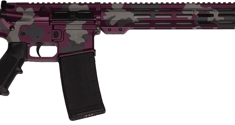 Great Lakes Firearms GL15223SSMMAN AR-15 Mission 223 Wylde 30+1 16", Manhattan Camo Rec/15" M-Lok Handguard, Black Carbine Stock & A2 Grip, Muzzle Brake