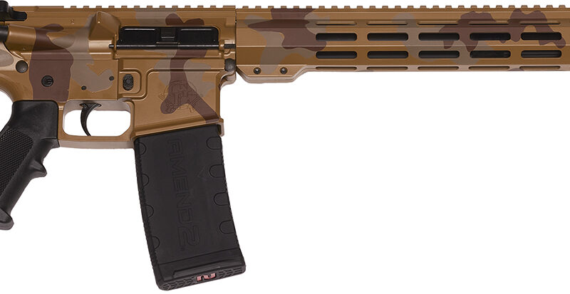 Great Lakes Firearms GL15223MSAH AR-15 Mission 223 Wylde 30+1 16", Sahara Camo Rec/15" M-Lok Handguard, Black Carbine Stock & A2 Grip, Muzzle Brake