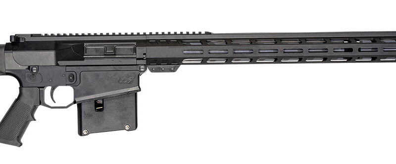 Great Lakes Firearms GL10LA300SSBLK AR-10  300 Win Mag 5+1 24", Black, 20" M-Lok Handguard Fixed Hogue OverMolded Stock, A2 Grip, Muzzle Brake