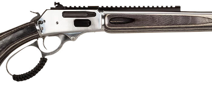 Rossi 953030209LW R95  30-30 Win 5+1 20" Stainless Steel Barrel, Matte Stainless Picatinny Rail Steel Receiver, Gray Fixed Laminate Stock