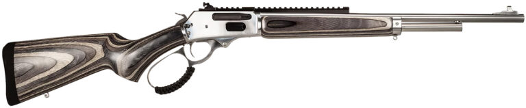 Rossi 953030209LW R95  30-30 Win 5+1 20" Stainless Steel Barrel, Matte Stainless Picatinny Rail Steel Receiver, Gray Fixed Laminate Stock