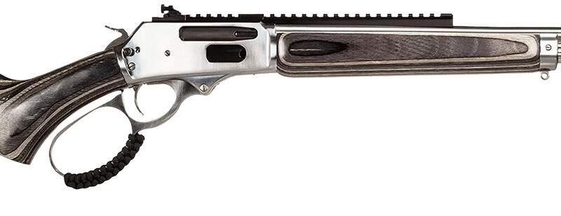 Rossi 953030209LW R95  30-30 Win 5+1 20" Stainless Steel Barrel, Matte Stainless Picatinny Rail Steel Receiver, Gray Fixed Laminate Stock