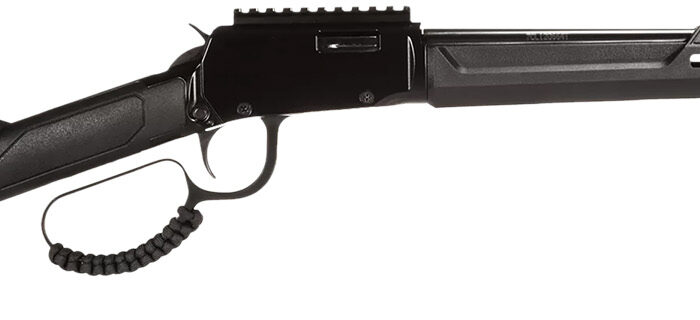 Rossi RL22161ST Rio Bravo Tactical 22 LR 10+1 16.50" Polished Black Oxide Steel Threaded Barrel, Picatinny Rail Matte Black Aluminum Receiver, Fixed Black Synthetic Stock