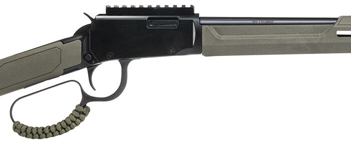 Rossi RL22161STOD Rio Bravo Tactical 22 LR 10+1 16.50" Polished Black Oxide Steel Threaded Barrel, Picatinny Rail Matte Black Aluminum Receiver, Fixed OD Green Synthetic Stock