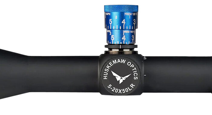 Huskemaw Optics 10520BDMB Blue Diamond  Black 5-20x50mm 30mm Tube, HuntSmart Reticle
