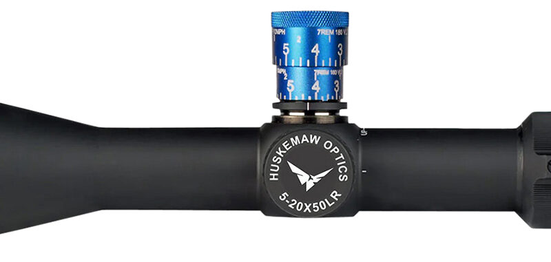 Huskemaw Optics 10520BDMB Blue Diamond  Black 5-20x50mm 30mm Tube, HuntSmart Reticle